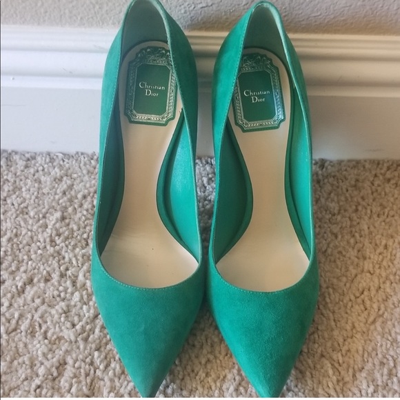 ! SOLD ! DIOR CHERIE POINTY PUMP HEELS EU 37/ US 6.5 - Picture 4 of 10